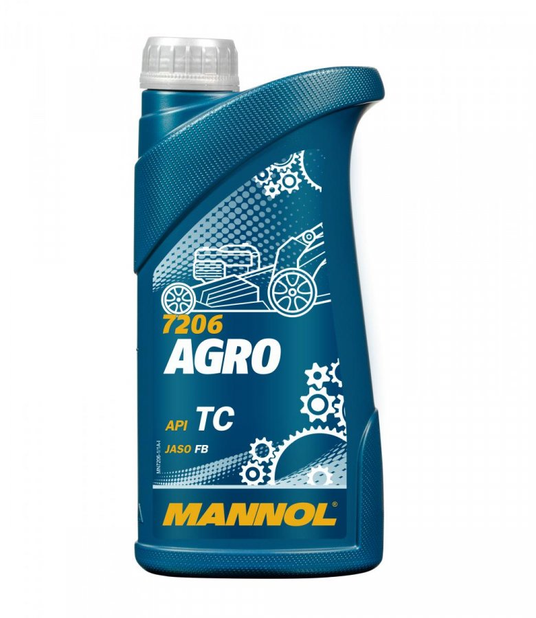 MANNOL 2-ТАКТ с/х техн AGRO минер 1л (7206) (20 в уп)