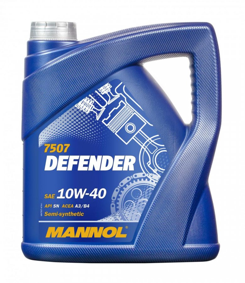 MANNOL DEFENDER 10w40 SL п/синт 4л (7507) (4 в уп)