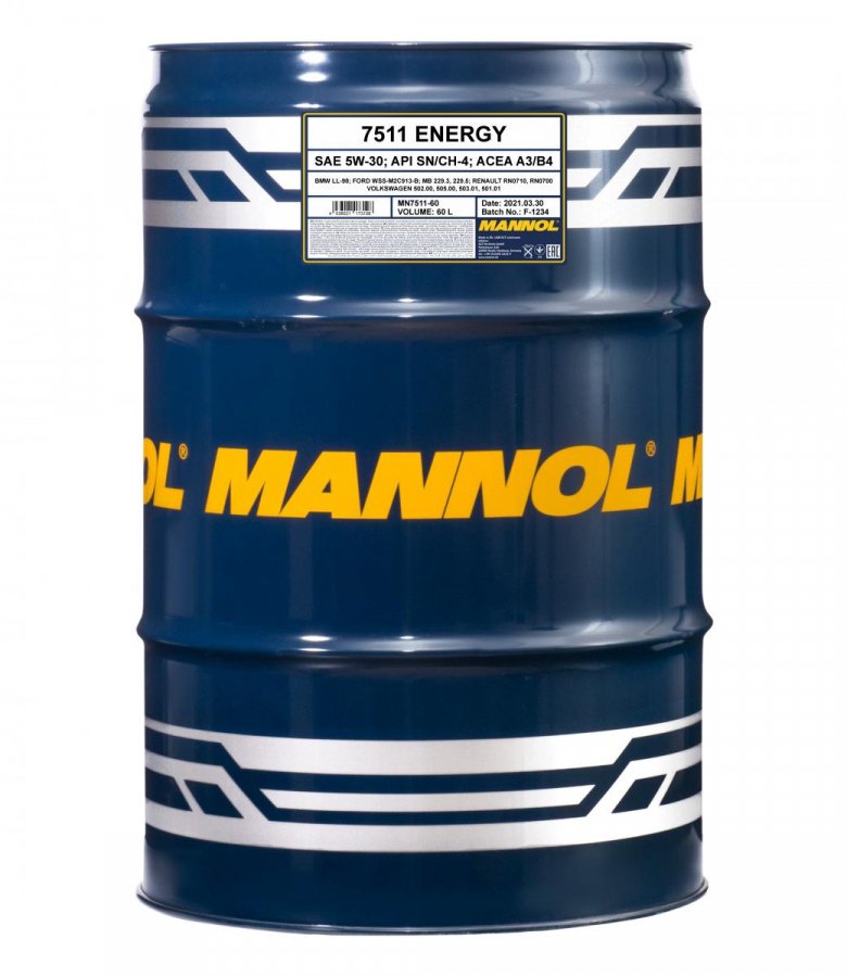 MANNOL Energy 5W30 синт 208л (7511)