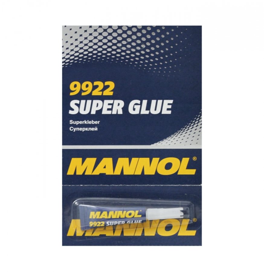 MANNOL Суперклей/SUPER GLUE 3гр /9922/ (12 в уп)