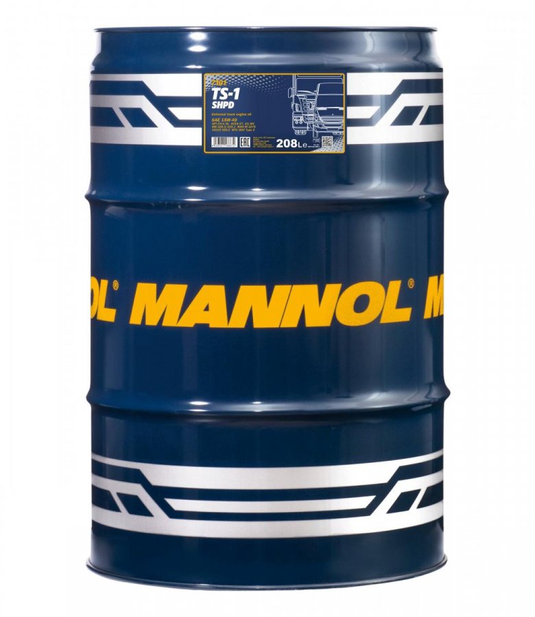 MANNOL TS-1 SHPD 15W40 мин 208л (7101)