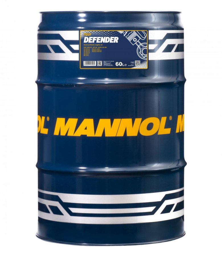 MANNOL DEFENDER 10w40 п/синт 60л (7507)