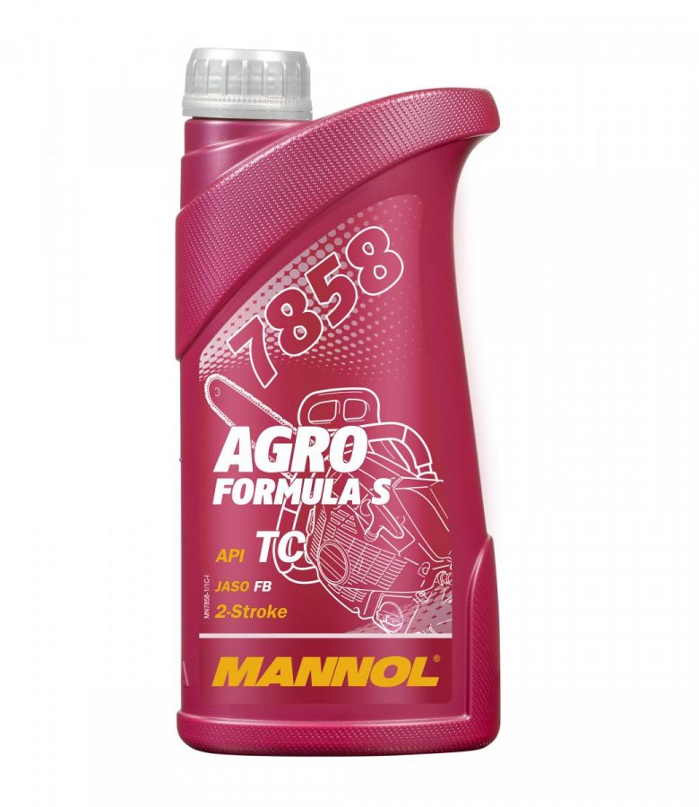 MANNOL 2-ТАКТ с/х техники Agro Formula S синт 1л (7858) (20 в уп)