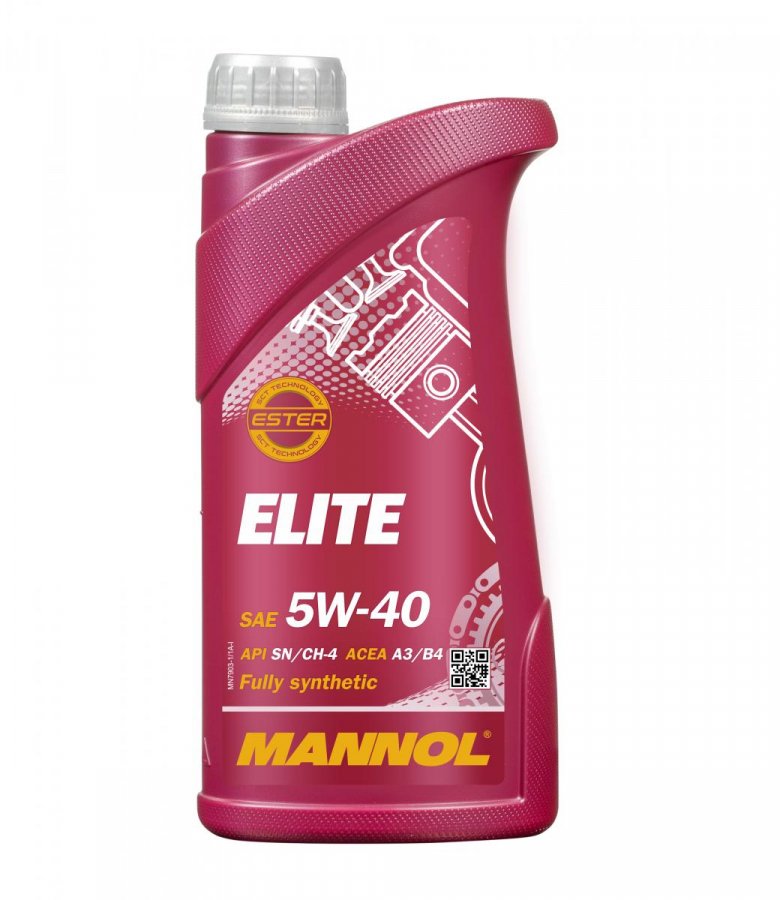 MANNOL ELITE 5w40 синт 1л (7903) (20 в уп)