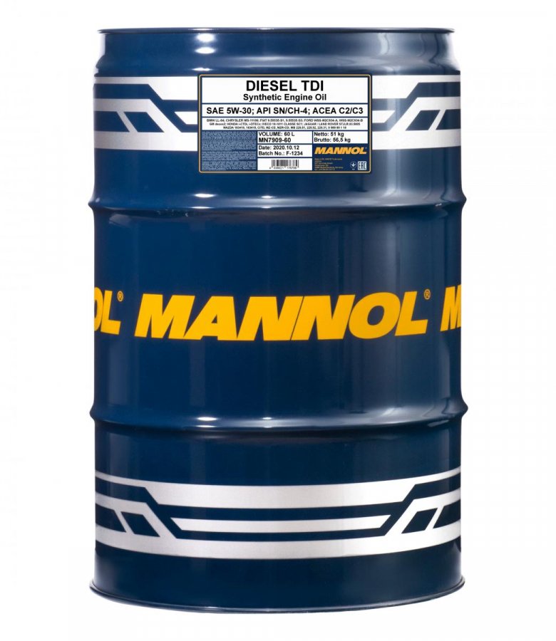 MANNOL DIESEL TDI 5w30 синт 60л (7909)