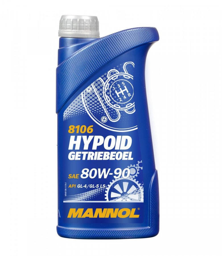 MANNOL GL-4/5 Hypoid 80W90 мин 1л (8106) (20 в уп)