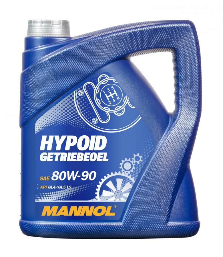 MANNOL GL-4/5 Hypoid 80W90 мин 4л (8106) (4 в уп)